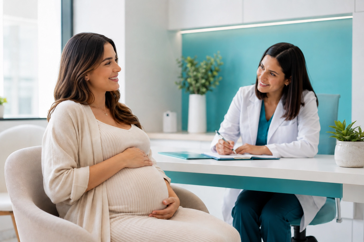 Maternidad y acompañamiento materno en Clínica Moderna Quito