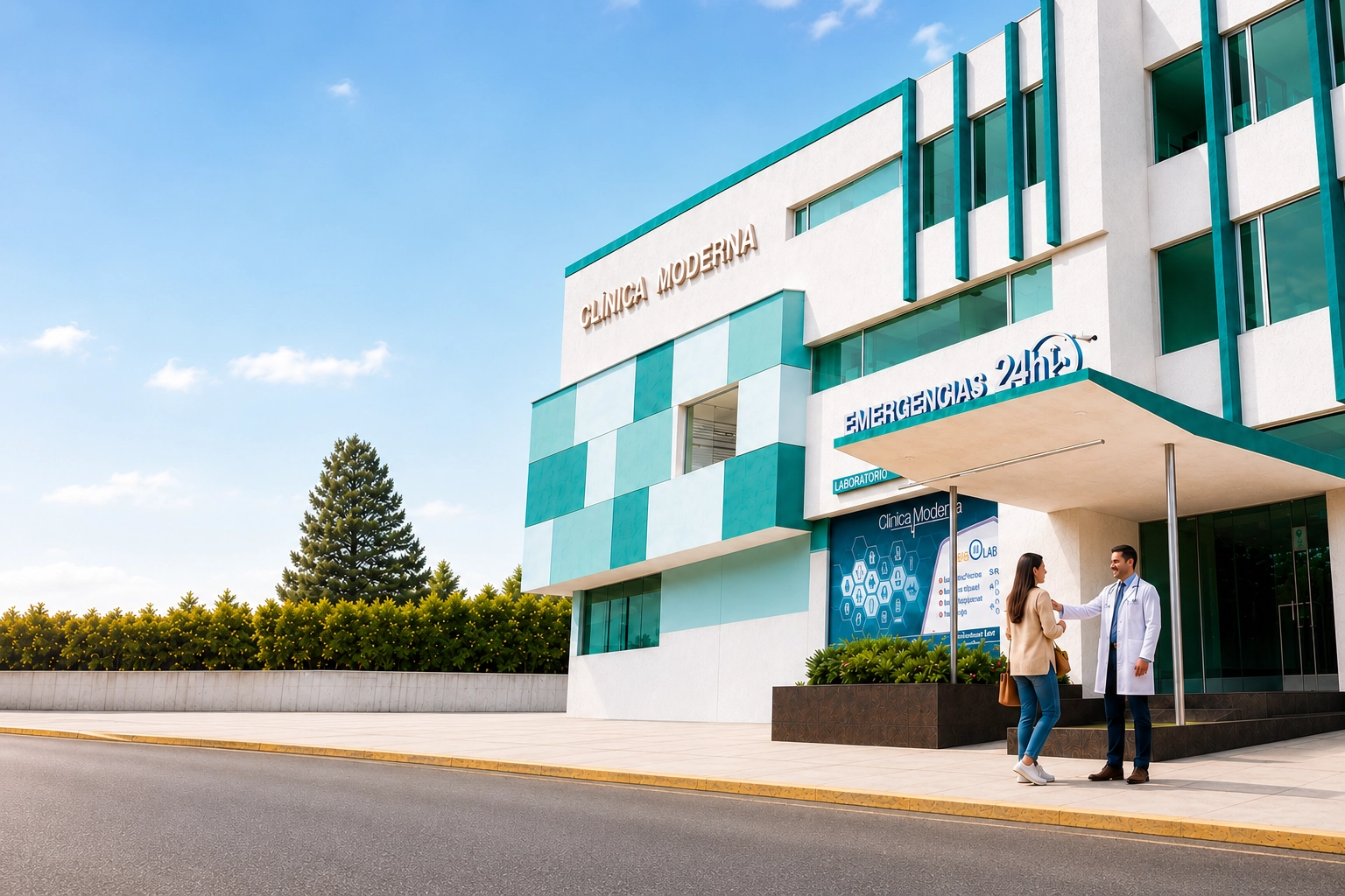 Ubicación y contacto de Clínica Moderna Quito